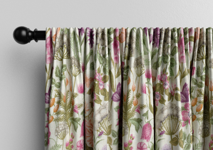 Field Flowers, Copper - Made to Measure Curtains - Image 9